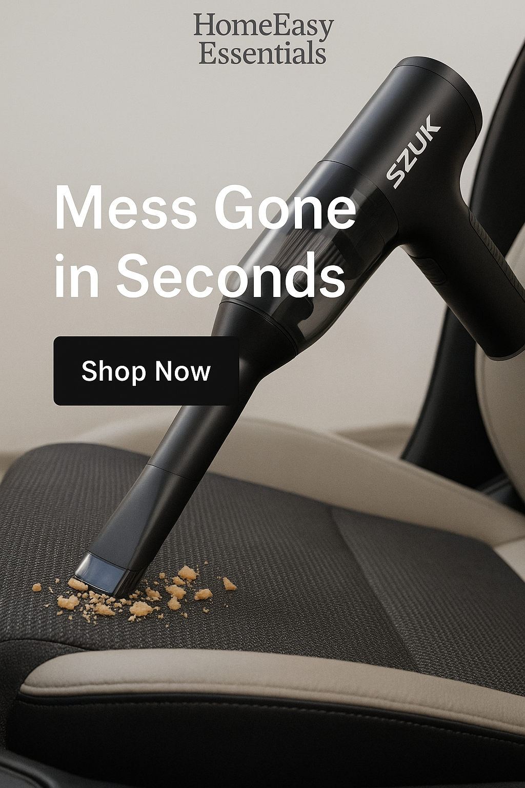Cordless Handheld Car Vacuum with attachments