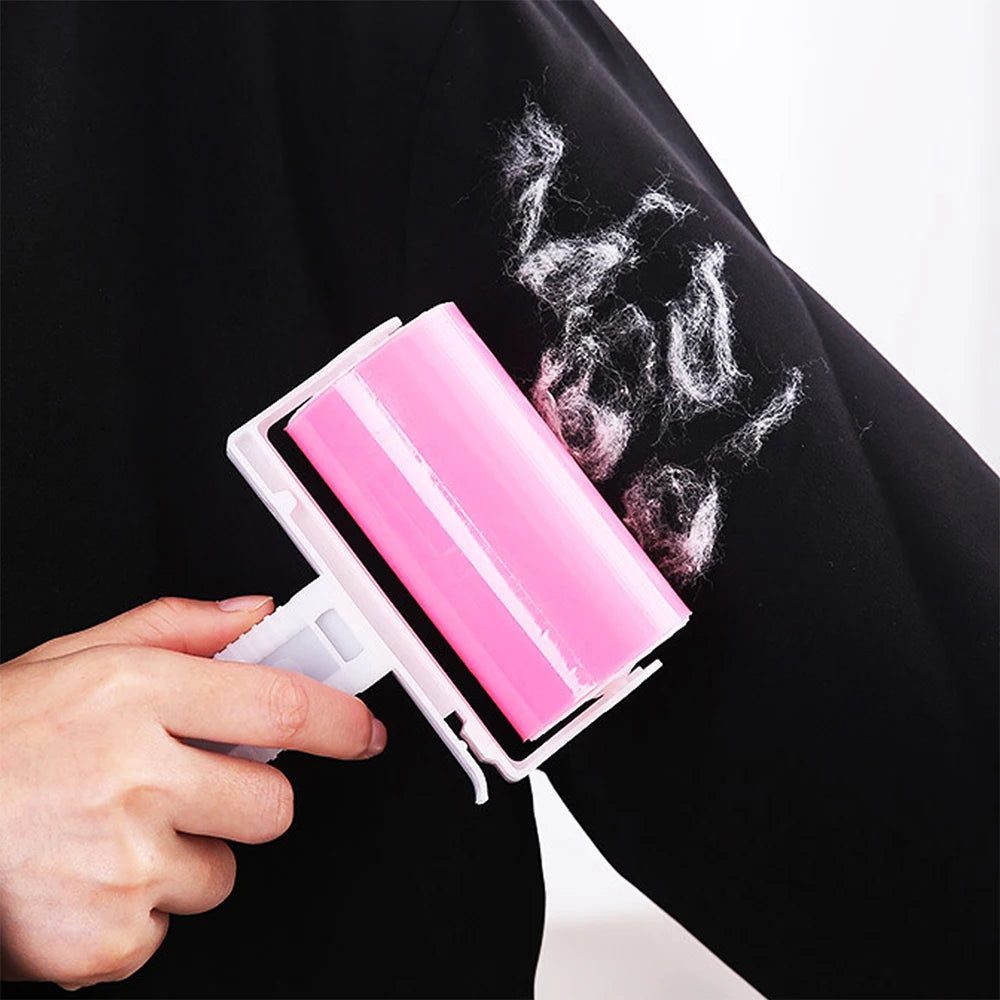 Reusable Rainbow Lint Roller – Pet Hair, Dust & Crumbs Gone in Seconds!”